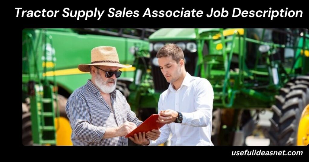 Tractor Supply Sales Associate Job Description: Your Complete Guide Tractor Supply Sales Associate Job Description