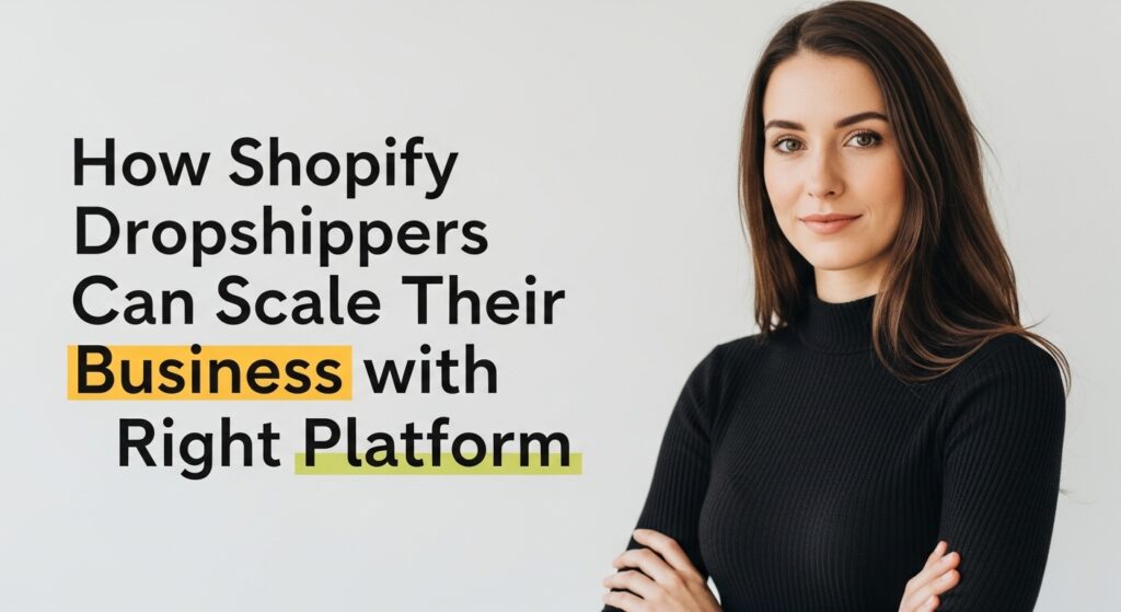 How Shopify Dropshippers Can Scale Their Business with the Right Platform